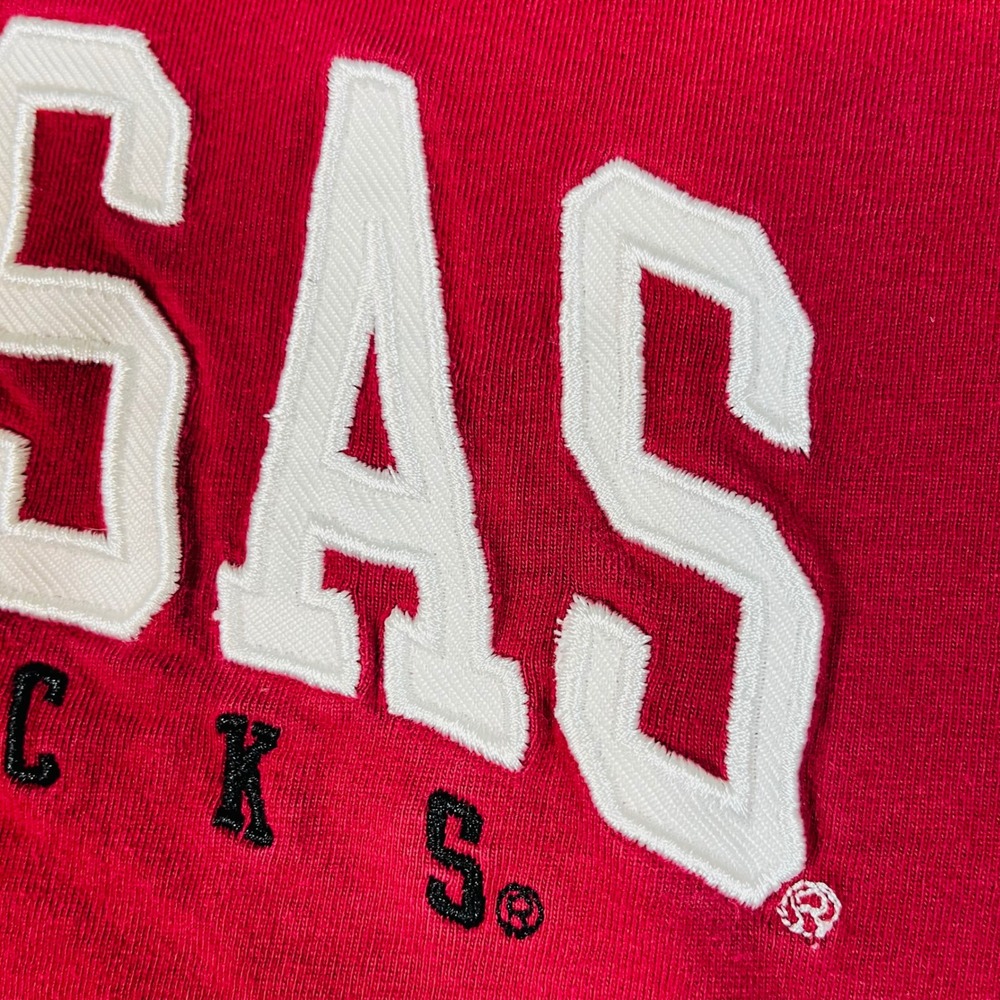 Champion Arkansas Razorbacks T-Shirt Mens 2XL Red NCAA Cotton Graphic Tee - Picture 2 of 10